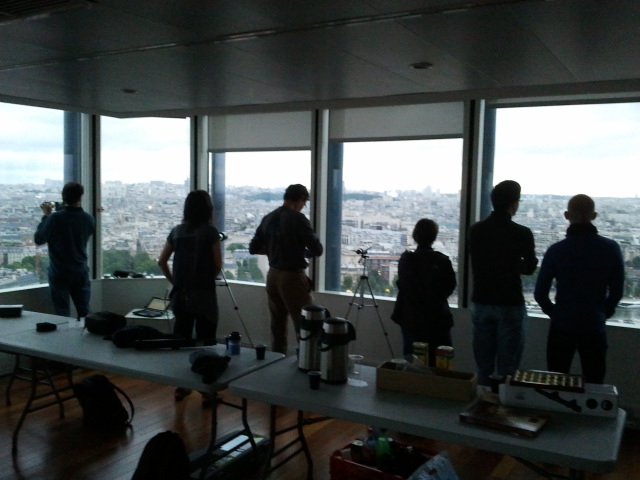 Anxious observer, waiting for a patch of blue sky